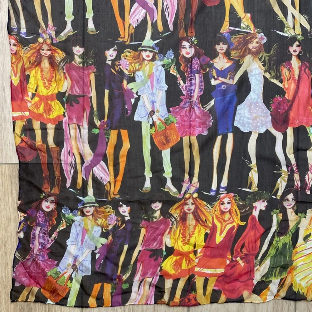 HUGE Ltd Ed. Henri Bendel Izak Girls Scarf‎ Dress